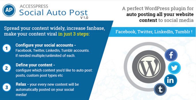 AccessPress Social AutoPost WordPress Plugin