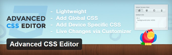 Advanced CSS Editor for WordPress