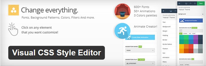 Visual CSS Style Editor WordPress Plugin