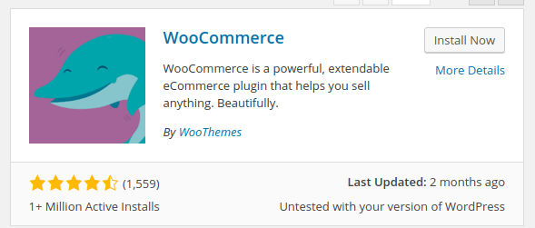 Install WooCommerce Now