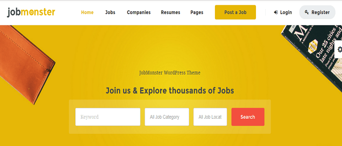 Jobmonster - Job Board WordPress Theme