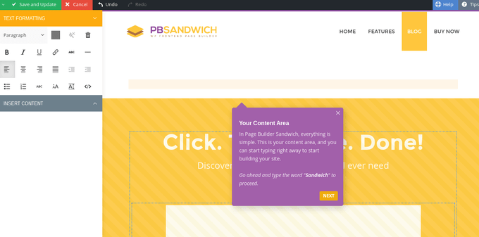 Page Builder Sandwich - Drag & Drop Website Builder for WordPress