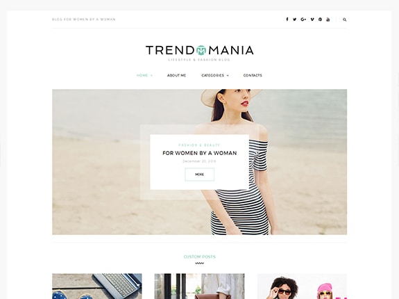 Trendomania WordPress Theme