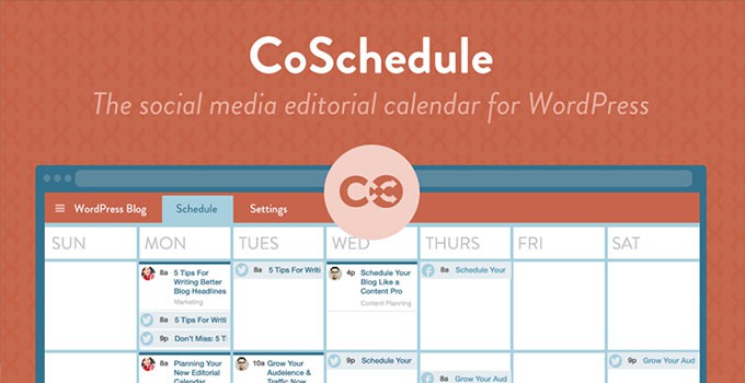 CoSchedule WordPress Editorial Calendar