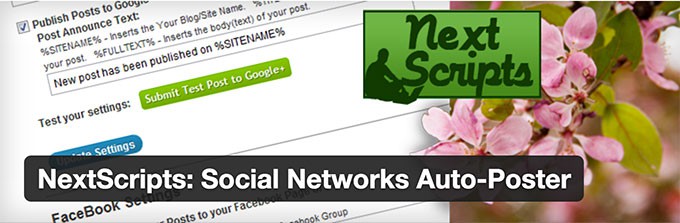 NextScripts Social Networks Auto Poster (SNAP)