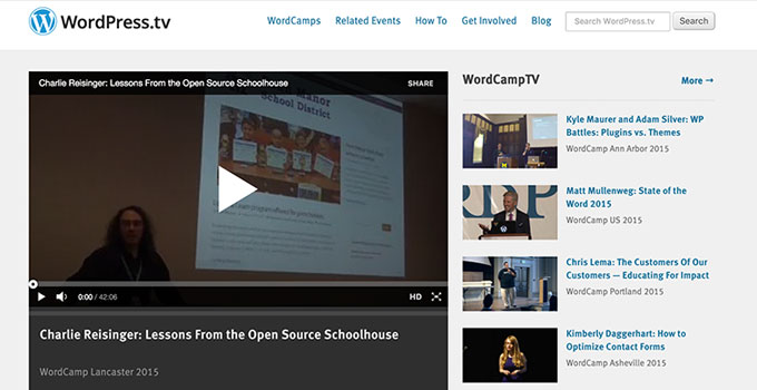 WordPress TV