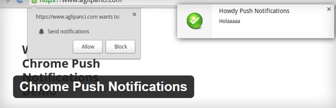 Chrome Push Notifications WordPress Plugin