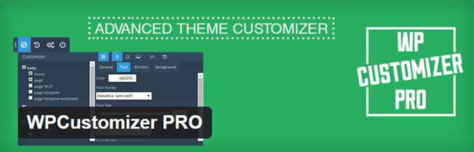 WPCustomizer Pro WordPress CSS Plugin