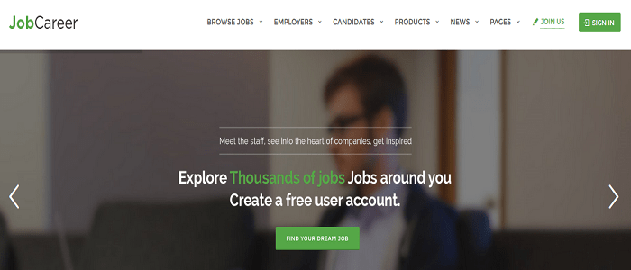 JobCareer | Job Board Responsive WordPress Theme