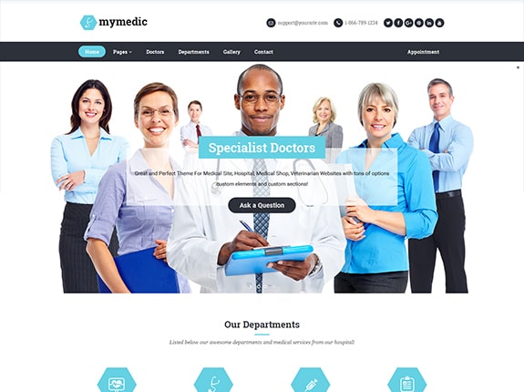 MyMedic SEO Optimized WP Theme