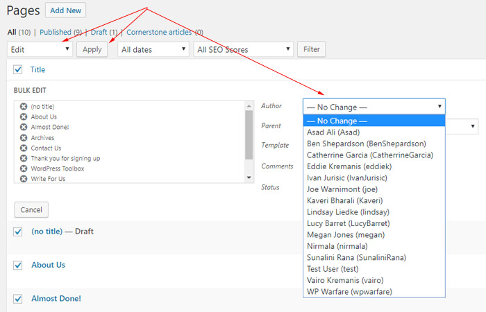 Assign administrator to specific page