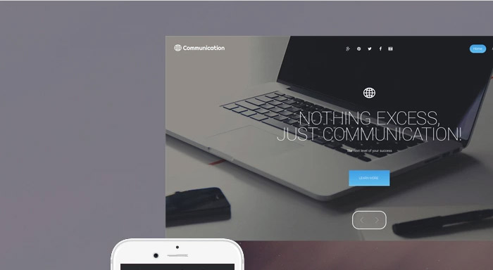 Communication WordPress Theme