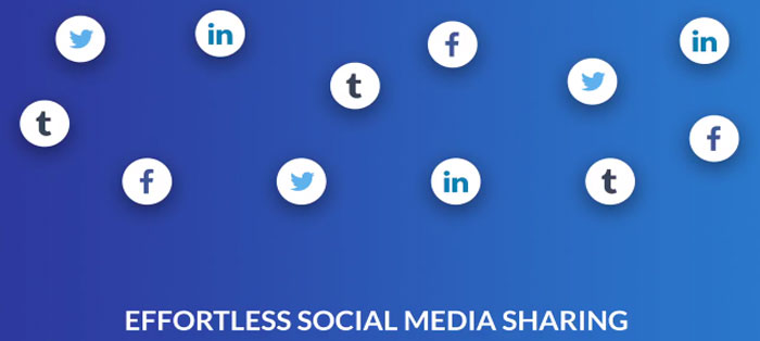 Effortless social media sharing