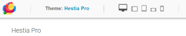 Hestia Pro - Responsive Controls