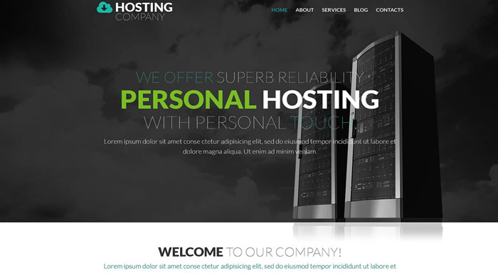 Hosting Provider WordPress Theme