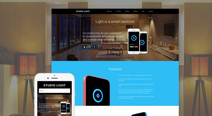 Studio Light WordPress Theme