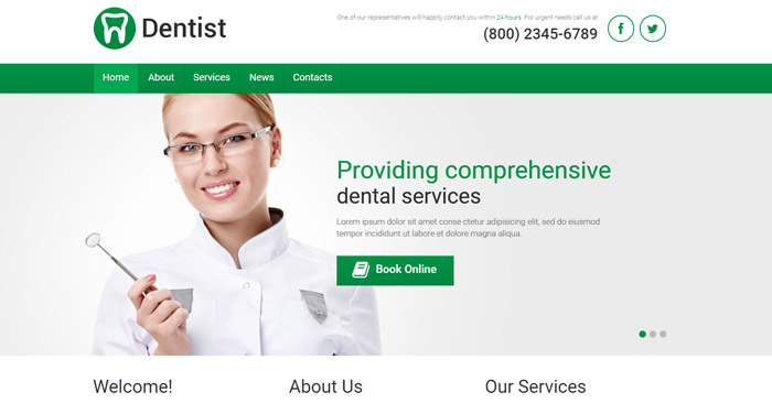 Best Dentist Responsive WordPress Theme