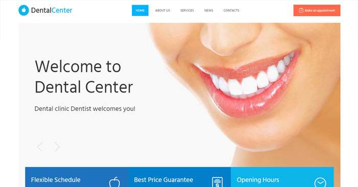 Dental Center Responsive WordPress Theme