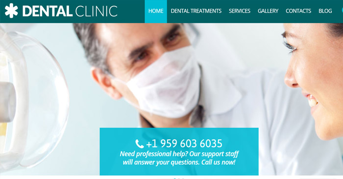 Dental Clinic WordPress Theme