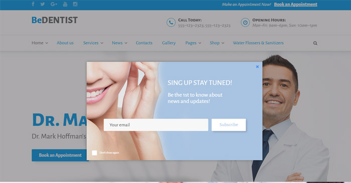 Dentist & Medical WordPress Theme