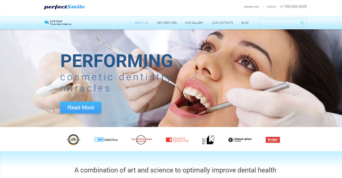 Perfect Smile Responsive WordPress Theme