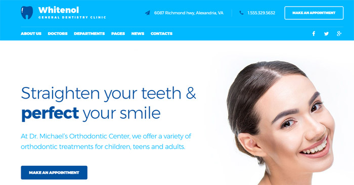 Teeth Care Responsive WordPress Theme