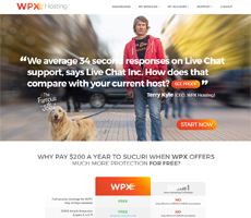 WPX Hosting website