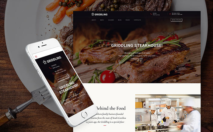 Barbecue Restaurant Responsive WordPress Theme