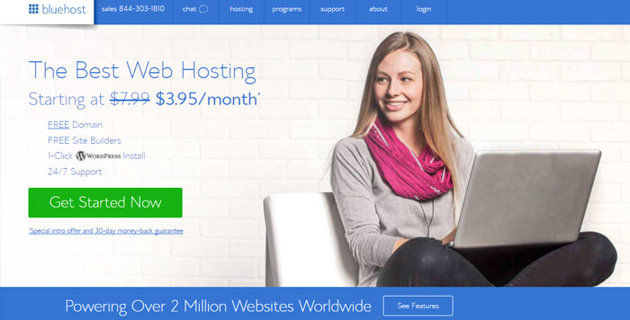 BlueHost WordPress Hosting