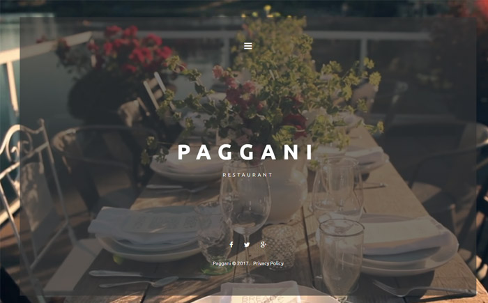 Cafe and Restaurant WordPress Theme 2