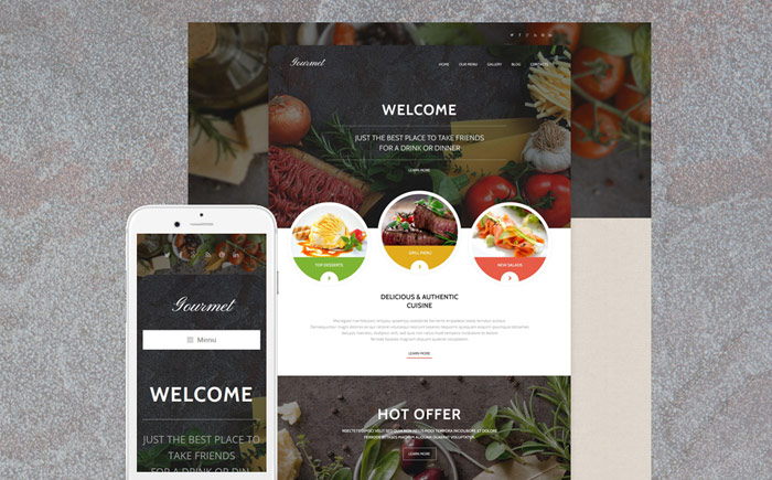 Cafe and Restaurant WordPress Theme