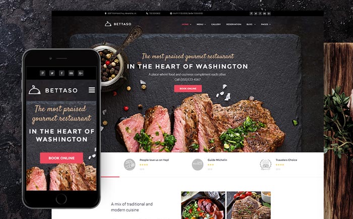 Grill Restaurant WordPress Theme