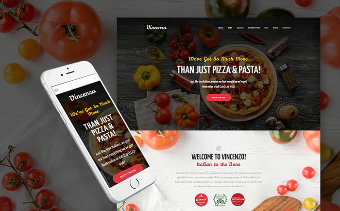 Rich Pizza Restaurant WordPress Theme