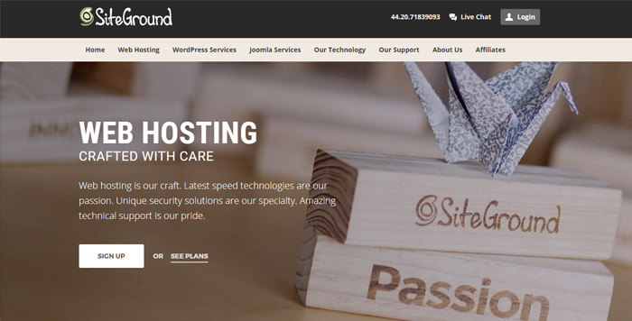 SiteGround WordPress Hosting