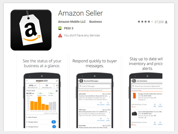 Amazon Seller app