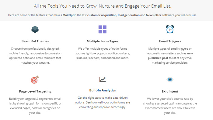 MailOptin Standout Features