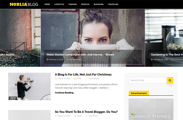 Noblia Free WordPress Theme