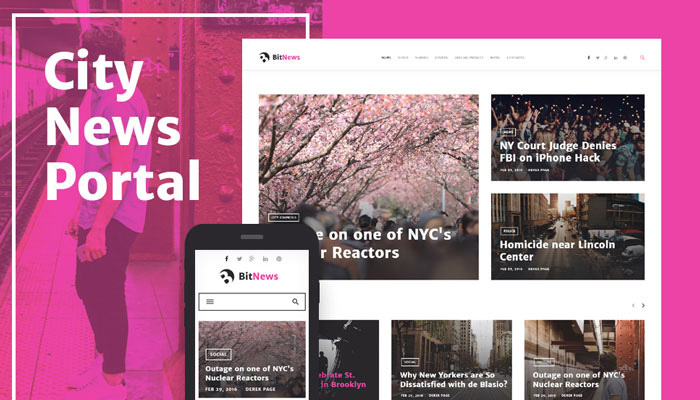 BitNews - Portal WordPress Theme