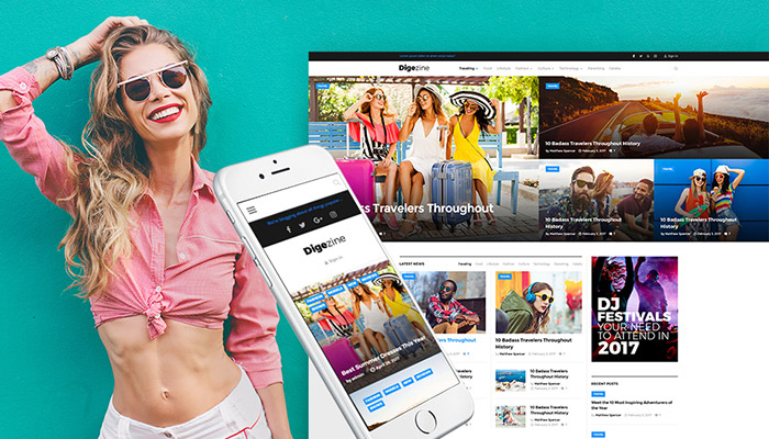 Digezine - News Magazine WordPress Theme