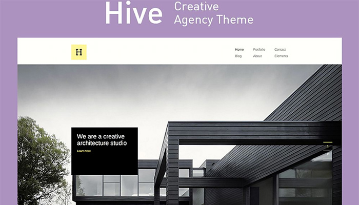 Hive - Creative Architecture WordPress Design