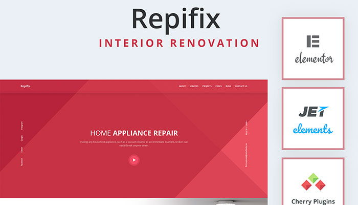 Repifix - Interior Renovation Template