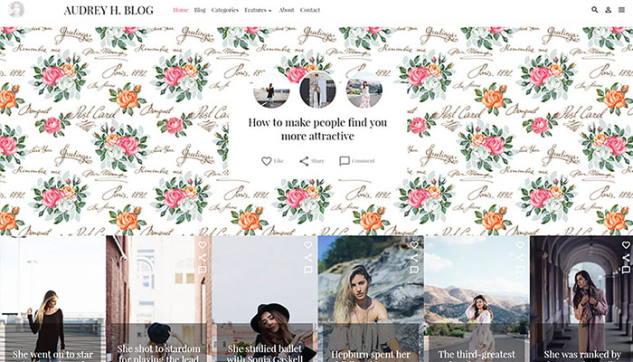 Audrey WordPress Theme