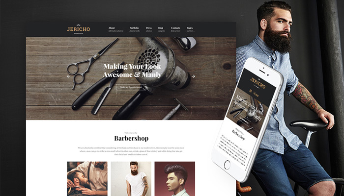 Barber Shop WordPress Theme