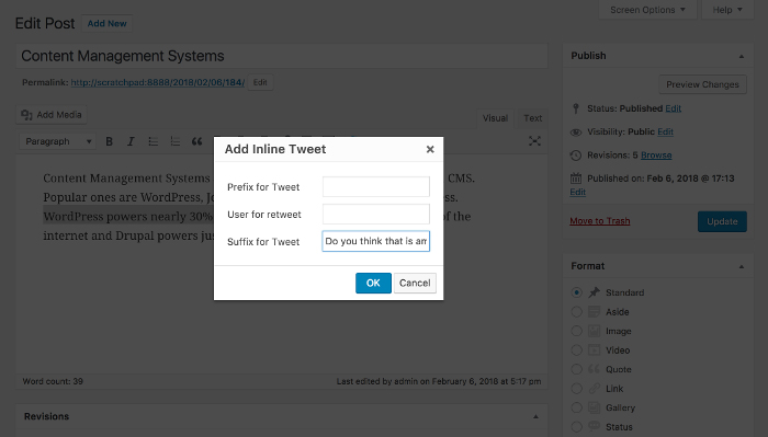 How Inline Tweet Sharer works