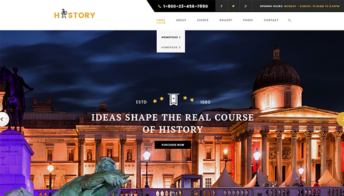 Museum & Archeology WordPress Theme