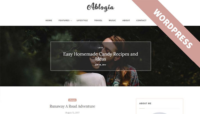 Ablogia - Personal Blog WordPress Theme