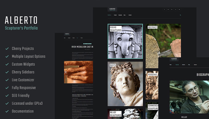 Sculpture WordPress Theme