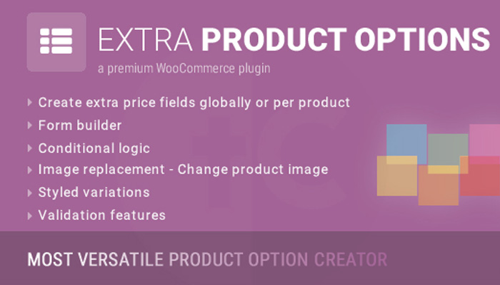 WooCommerce Extra Product Options