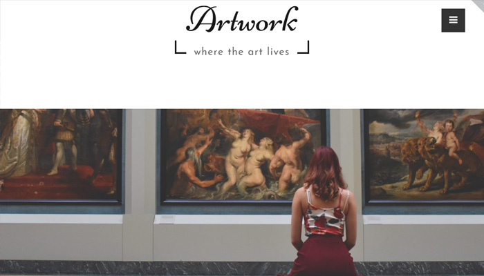 Art & Culture WordPress Template