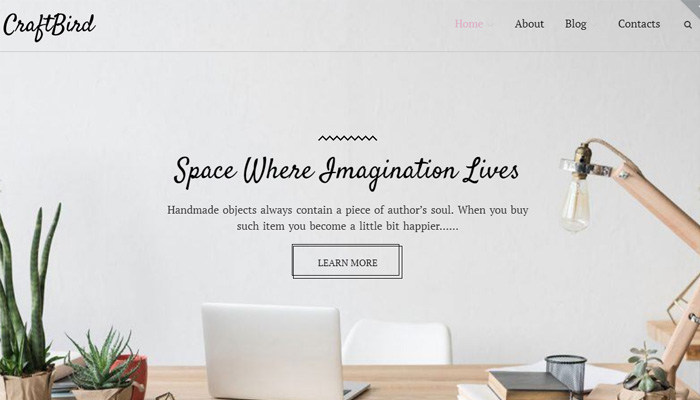 Handmade Blog WordPress Template